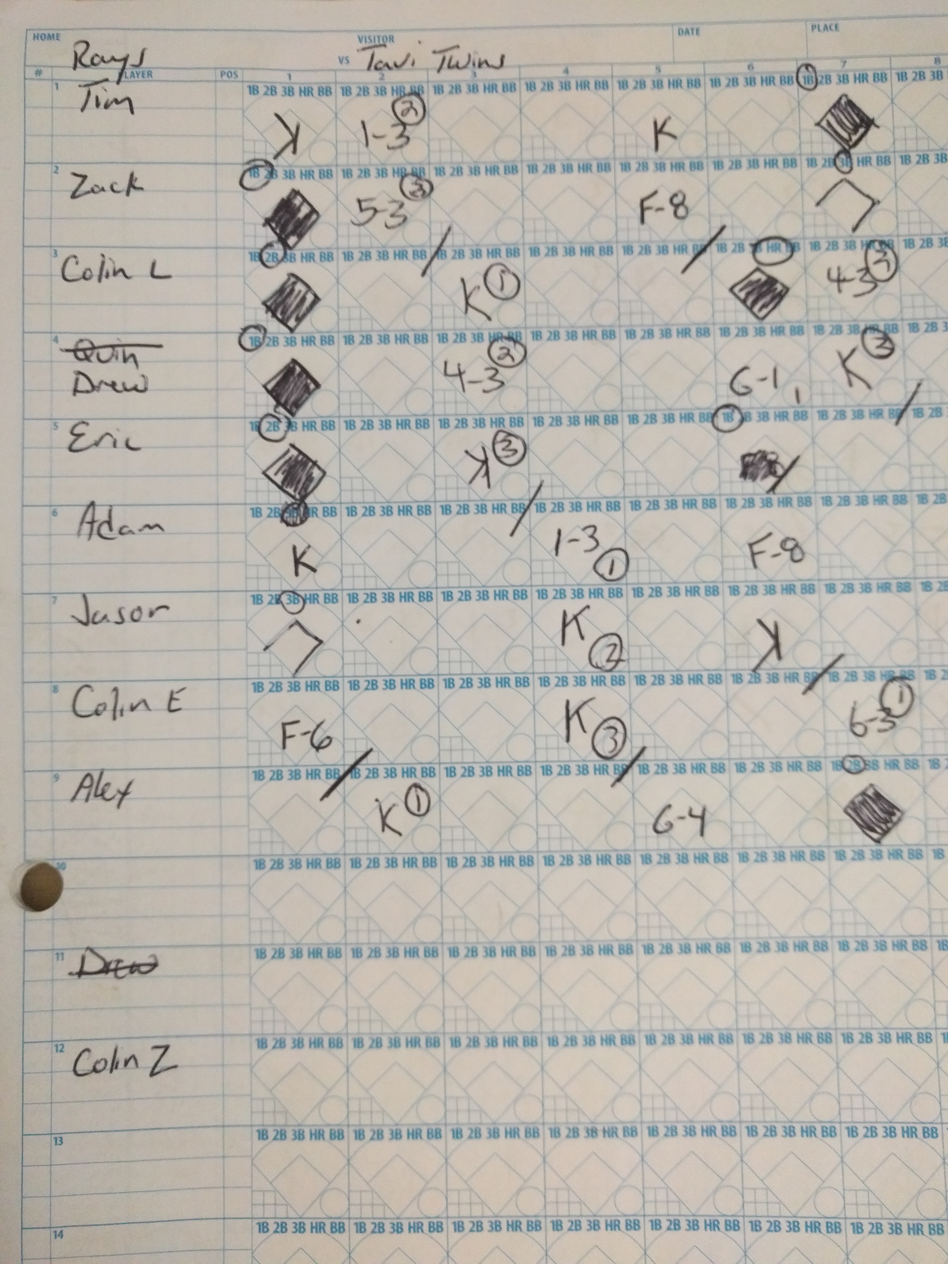 Opponent scoresheet not available